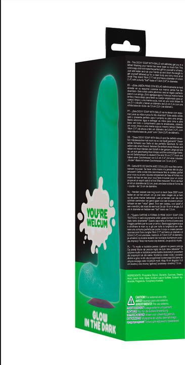 Actual product image S-Line - Soaps Dicky Soap With Balls - Glow In The Dark