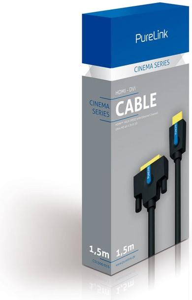 Produktbild Purelink DVI — HDMI (Typ A) (5 m, HDMI, DVI)
