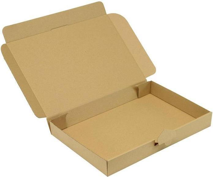 Actual product image Transpak Hinged box 1-wall dimensions 338x230x42mm C4 1.2E brown tuck-in closure brown (100 x)