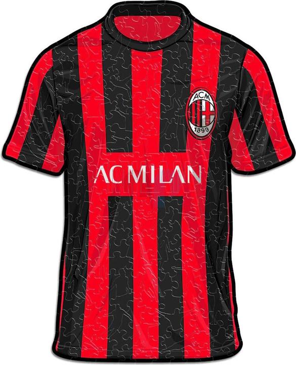 Actual product image Iconic AC Milan - Jersey - Wooden Puzzle Size S (150 pieces) (150 pieces)