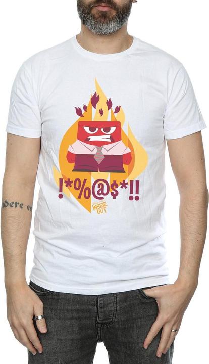 Actual product image Disney Mens Inside Out Fired Up T-Shirt (L)