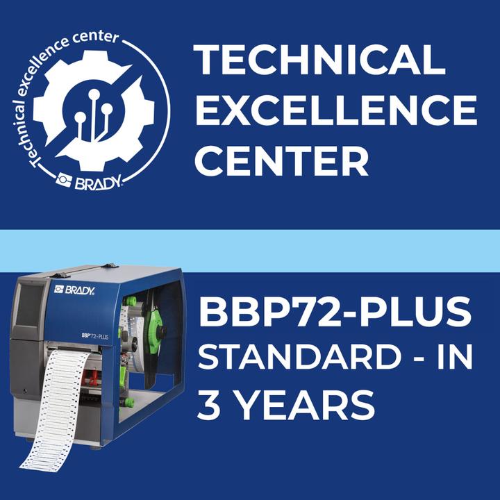 Actual product image Brady Service contract BBP72+