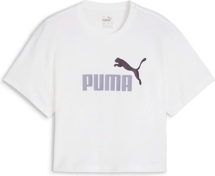 Puma Girls Logo Cropped Tee (176)