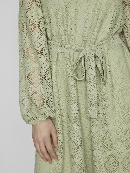 Actual product image Vila Tie waist dress with long sleeves (S)