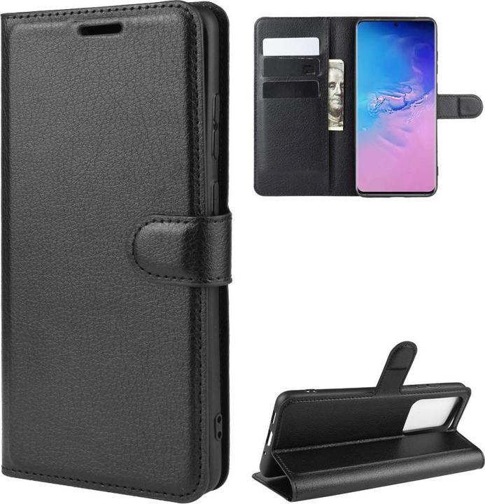 Produktbild Cover-Discount Galaxy S20 Ultra - Leder Etui Hülle schwarz (Samsung Galaxy S20 Ultra)