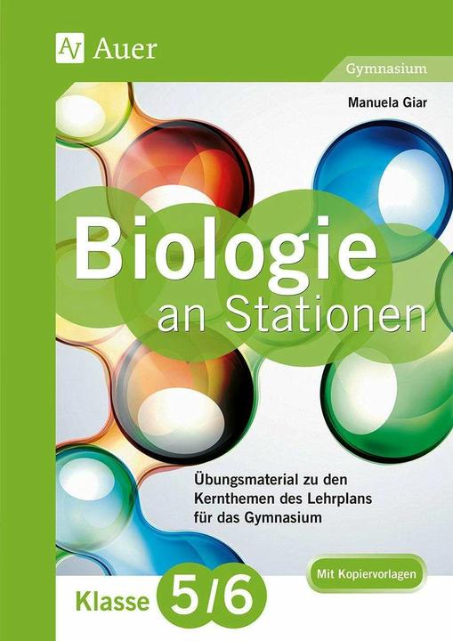 Actual product image Biologie an Stationen 5-6 Gymnasium (German, Manuela Giar, 2022)