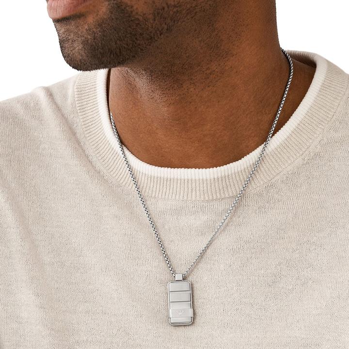 Image du produit Emporio Armani Collier Eagle Logo (Acier inoxydable)