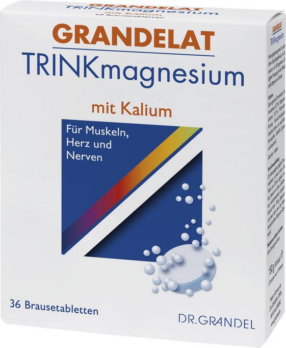 Actual product image Dr Grandel Magnesium Brausetablette (36 Piece, Effervescent tablet, 249 g)