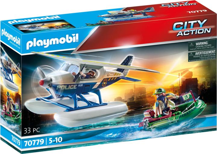 Actual product image Playmobil Police seaplane: Smuggler pursuit (70779, Playmobil City Action)