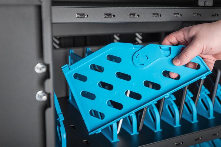 Immagine prodotto Digitus Carrello di ricarica per notebook/tablet fino a 15,6 pollici (6.86 HE, Rack da 19 pollici)