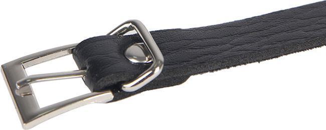 Actual product image Subblime 953713 Punk Bondage Belt Metal Buckle Black One Size