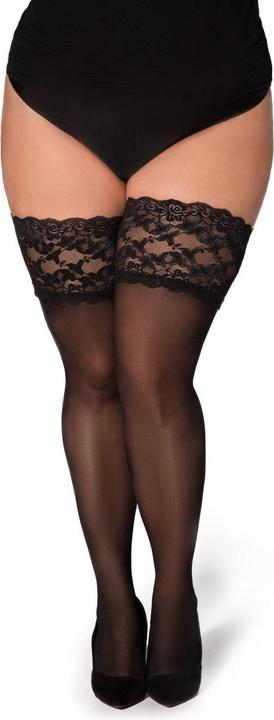 Legg Story halterlose Strümpfe Paloma schwarz von XTra Size