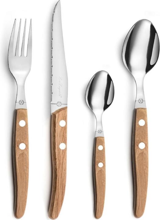 Lou laguiole CANOPÉE Besteckset 24-teilig holz (24 Stück, Besteck Set)