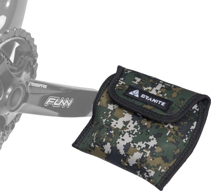 Actual product image Granite Pita Bicycle Pedal Covers - Bicycle Transport Protection - Heavy Duty Material (Large, Green