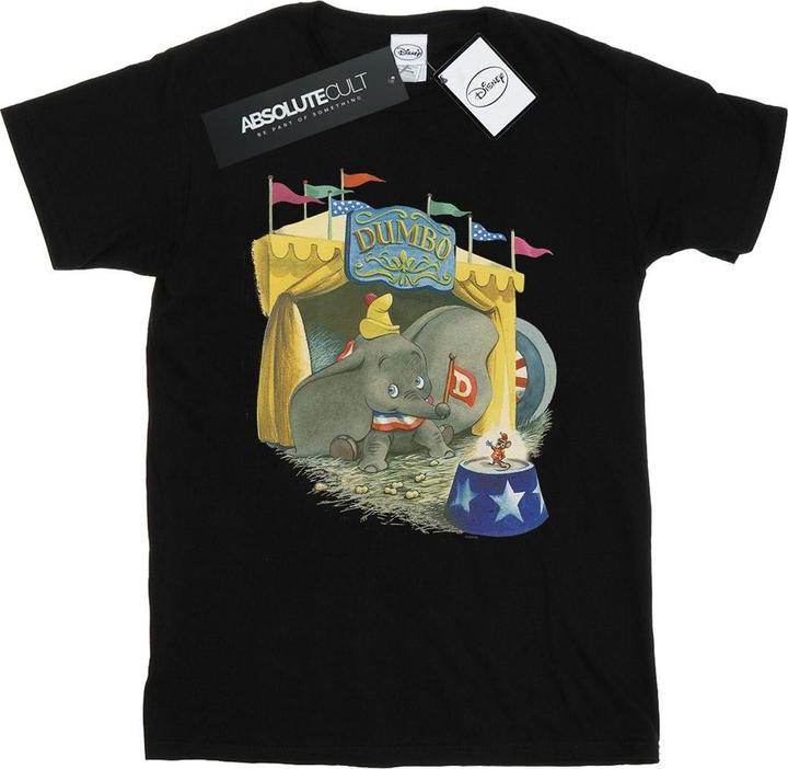 Actual product image Disney Womens/Ladies Dumbo Circus Cotton Boyfriend T-Shirt (S)