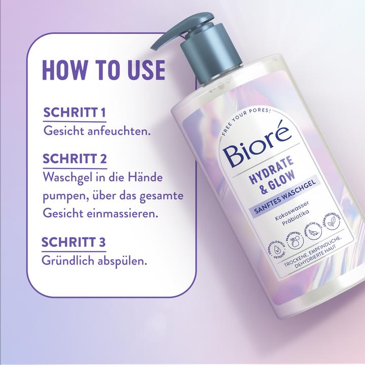 Image du produit Bioré Hydrate & Glow (Gel, 200 ml)
