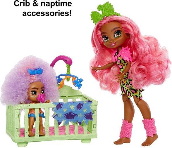 Actual product image Cave Club Wild About Babysitting Playset + Fernessa & Furrah Dolls