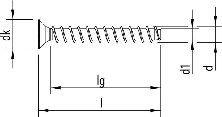 Produktbild Heco MULTI MONTI plus F Schraubanker 7,5 x 100 mm 50 Stück ( 48517 ) Betonschraube, Senkkopf, T-Driv (50 Schrauben pro Stück)