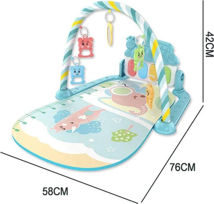 Image du produit Activity Board Bébé Fitness Stand Jouet Bébé Musique Pied Piano Nouveau-né à quatre pattes