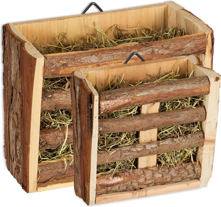 Actual product image Relaxdays 2x hay rack