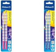 Actual product image Herlitz JUMBO - Pencils for learning to write (B, 2 x)