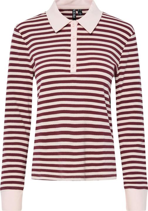 Pieces PCDONNA Langarm-Poloshirt