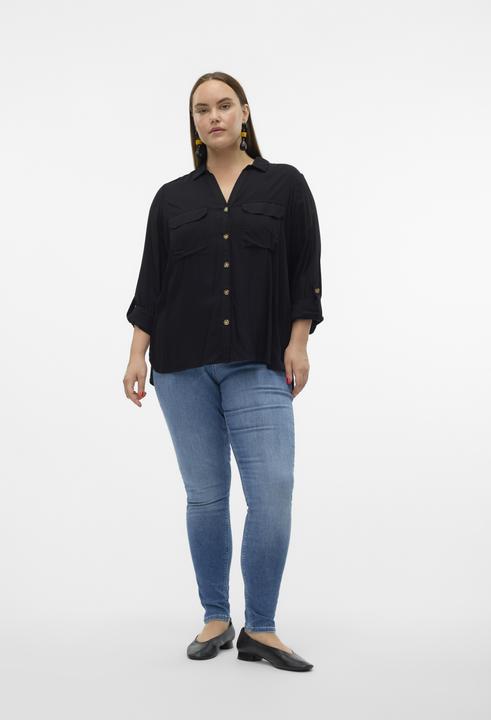 Immagine prodotto Vero Moda Vestibilità regolare colletto a camicia maniche curve con risvolto camicia camicia camicia (48)