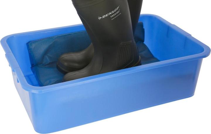 Immagine prodotto Kerbl 16536 Vasca universale in plastica, blu, 63cm x 39cm x 17cm, capacità 29,5L