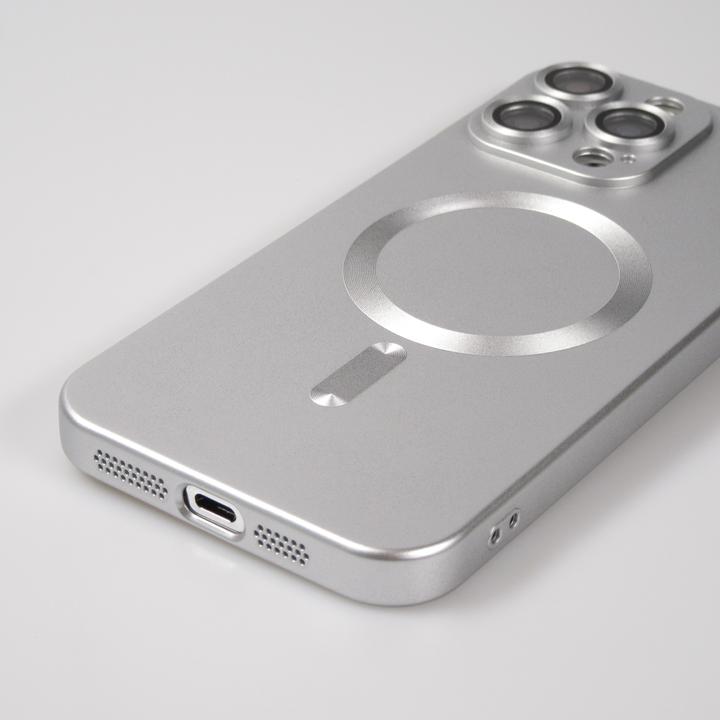 Produktbild PhoneLook Hülle Gummi weich mit Kameraschutzglas MagSafe (Apple iPhone 15 Pro Max)