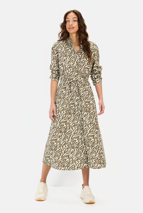 Produktbild Camel Active Langes Hemdblusenkleid mit Allover-Print (XL)