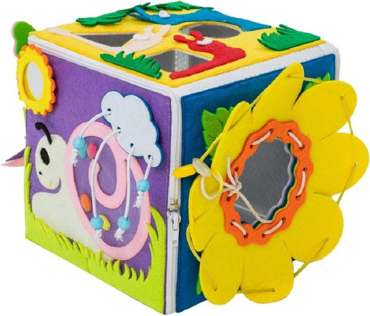 Produktbild Activity Board Sensory Board, Weiches Buch, Montessori Spielzeug - Wunderwürfel - Rio