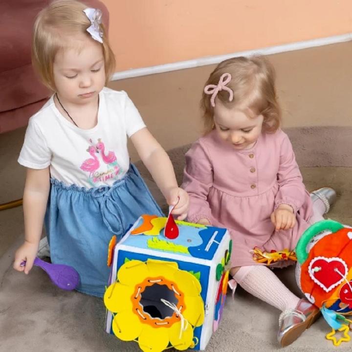 Produktbild Activity Board Sensory Board, Weiches Buch, Montessori Spielzeug - Wunderwürfel - Rio