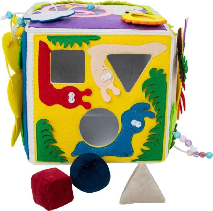 Produktbild Activity Board Sensory Board, Weiches Buch, Montessori Spielzeug - Wunderwürfel - Rio