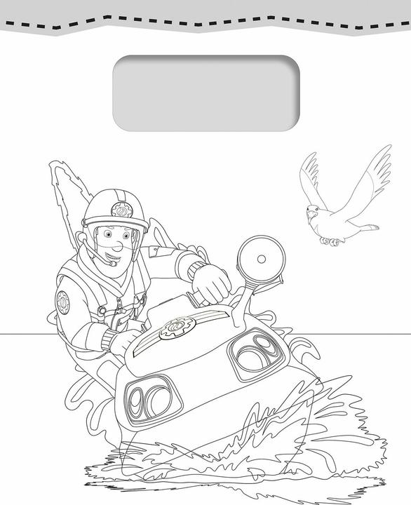 Image du produit Panini Sam le pompier : Mon bloc de coloriage incendiaire