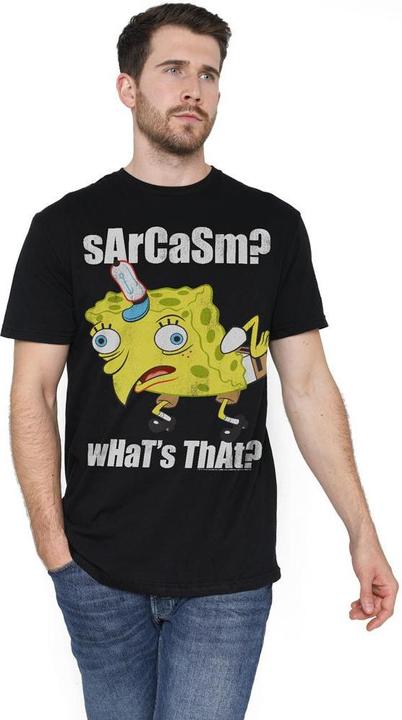 Produktbild Spongebob Squarepants Sarcasm Meme TShirt (XL)