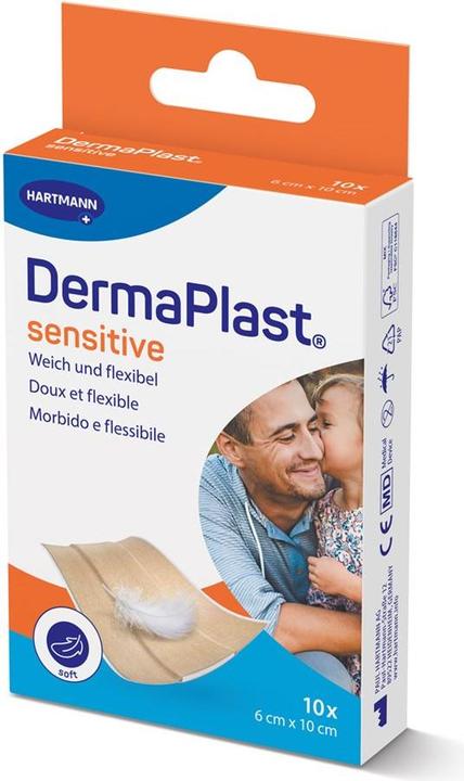 DermaPlast Sensitive hautfarbig (10 x)