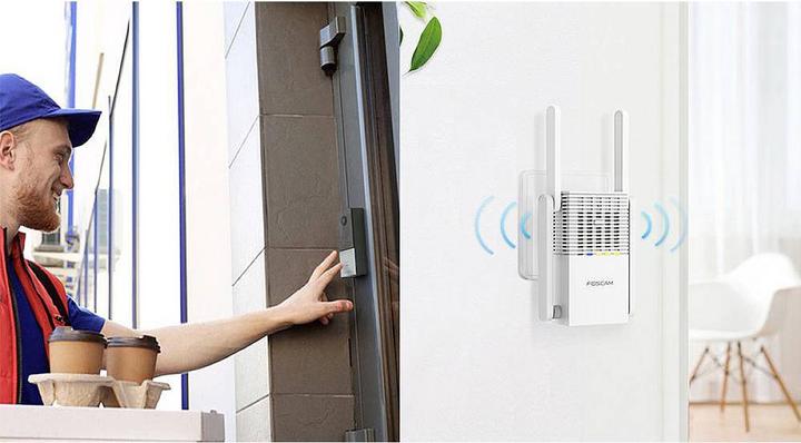 Actual product image Foscam VC1 Dual-Band WLAN Amplifier and Bell for Video Doorbell (VD1)