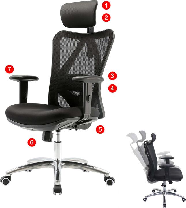 Produktbild Sihoo Bürostuhl