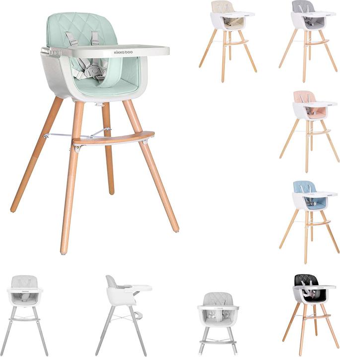 Actual product image Kikkaboo High chair 2 in 1 Woody (Highchair)