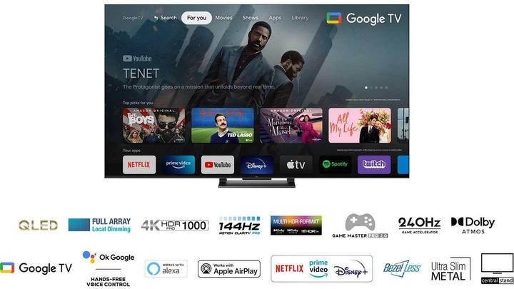 Actual product image TCL 55T8A (55", QLED, 2023)