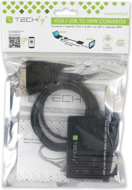 Produktbild Techly AV Konverter IDATA-HDMI-VGA3 (1 m, VGA)
