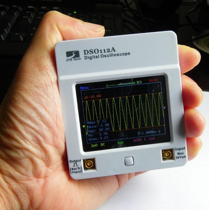 Actual product image JYE Tech JYE DSO Coral 112A oscilloscope with touch screen (Oscilloscope)