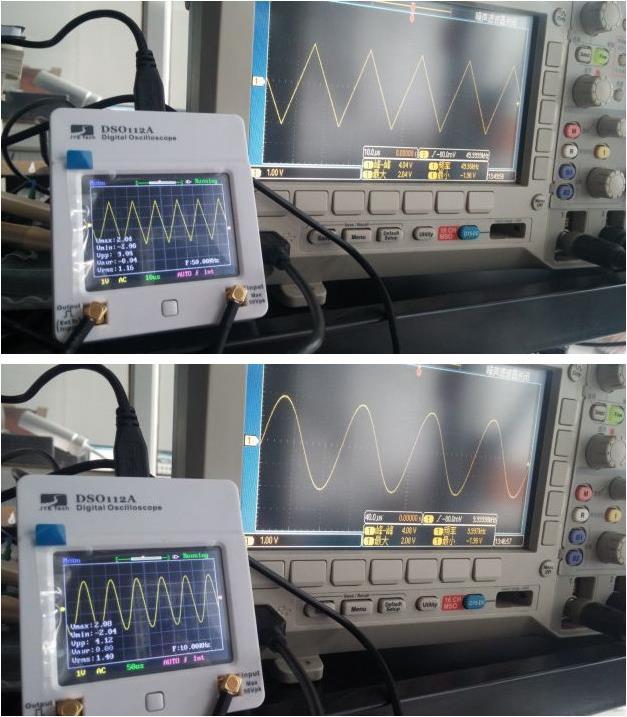 Actual product image JYE Tech JYE DSO Coral 112A oscilloscope with touch screen (Oscilloscope)