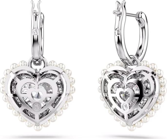 Image du produit Swarovski Hyperbola Drop Boucles d'oreilles Coeur Blanc (Métal Swarovski)
