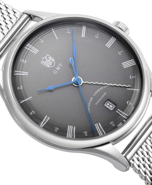 Produktbild DuFa DF-9006-11 Weimar GMT 38mm 3ATM (Analoguhr, 38 mm)