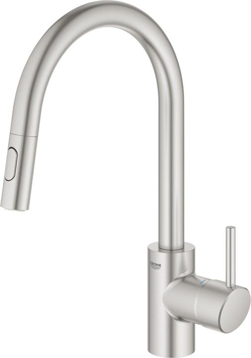 Produktbild Grohe Küchenarmatur mit Handbrause Concetto supersteel matt 31483