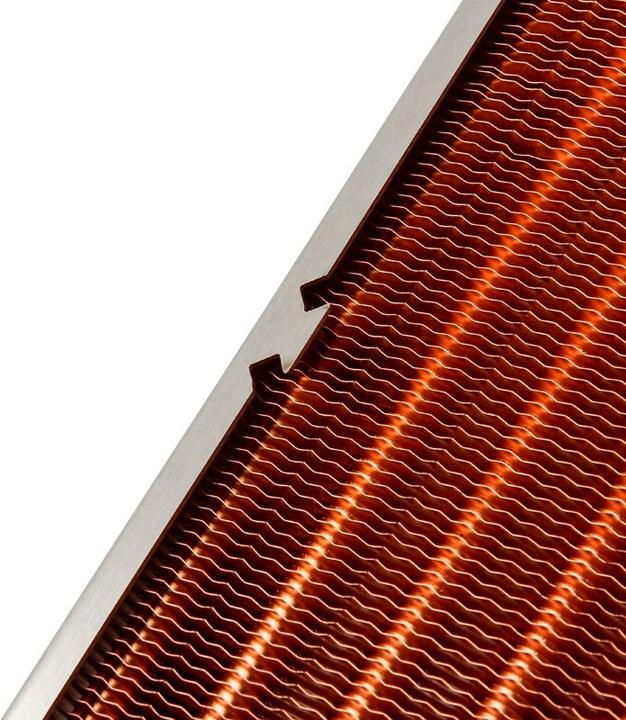 Produktbild Aqua Computer airplex radical 2/420mm - Kupfer (140 mm)