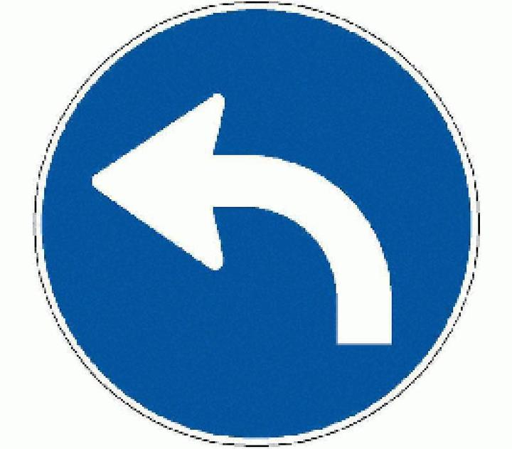 Produktbild BRW Signaltafel Links-abbiegen 2.38