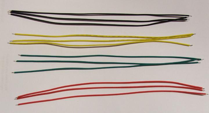 Produktbild OEM 12 Stk.Lötkabel 20cm fertig abisoliert und verzinnt.