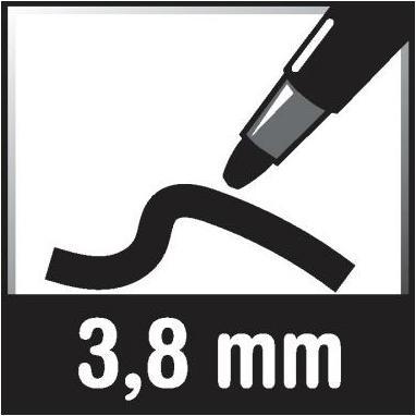 Actual product image Faber-Castell Dry marker 2251 3,8mm white (White, 3.80 mm, 1 x)